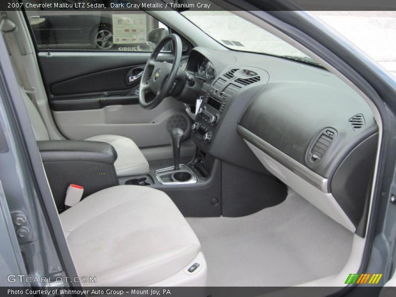 Dark Gray Metallic / Titanium Gray 2007 Chevrolet Malibu LTZ Sedan