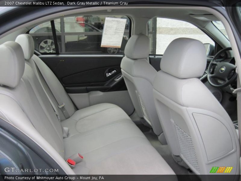 Dark Gray Metallic / Titanium Gray 2007 Chevrolet Malibu LTZ Sedan
