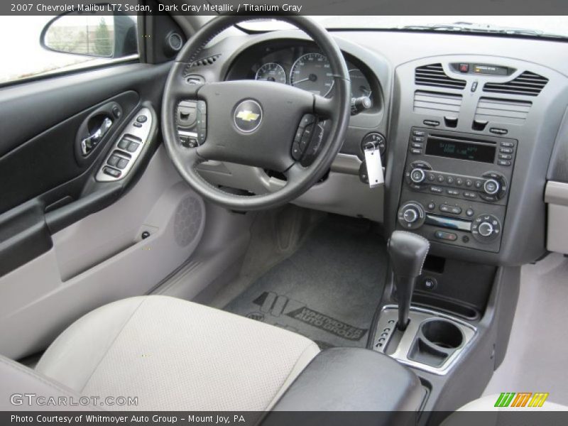 Dark Gray Metallic / Titanium Gray 2007 Chevrolet Malibu LTZ Sedan