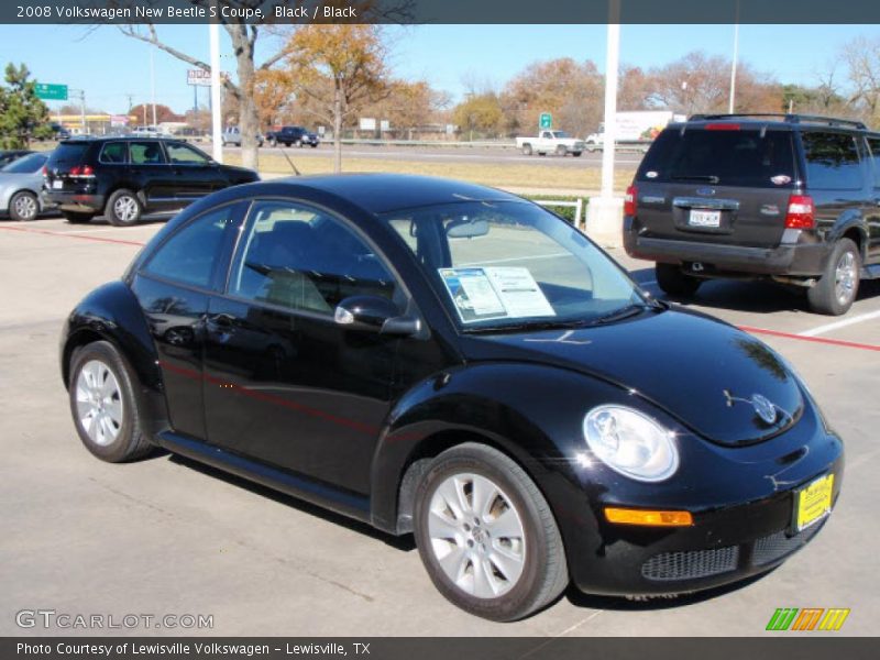 Black / Black 2008 Volkswagen New Beetle S Coupe
