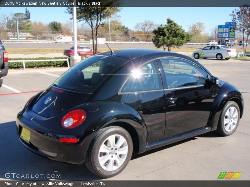 Black / Black 2008 Volkswagen New Beetle S Coupe