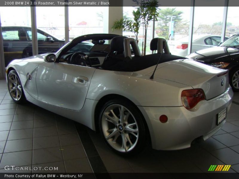 Titanium Silver Metallic / Black 2008 BMW Z4 3.0i Roadster