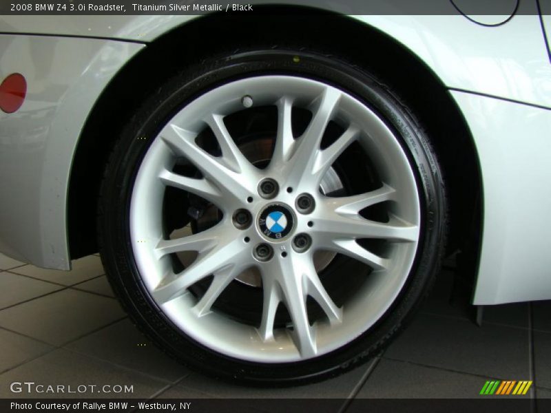 Titanium Silver Metallic / Black 2008 BMW Z4 3.0i Roadster