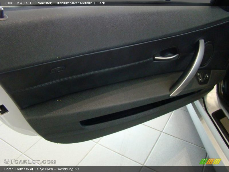 Titanium Silver Metallic / Black 2008 BMW Z4 3.0i Roadster