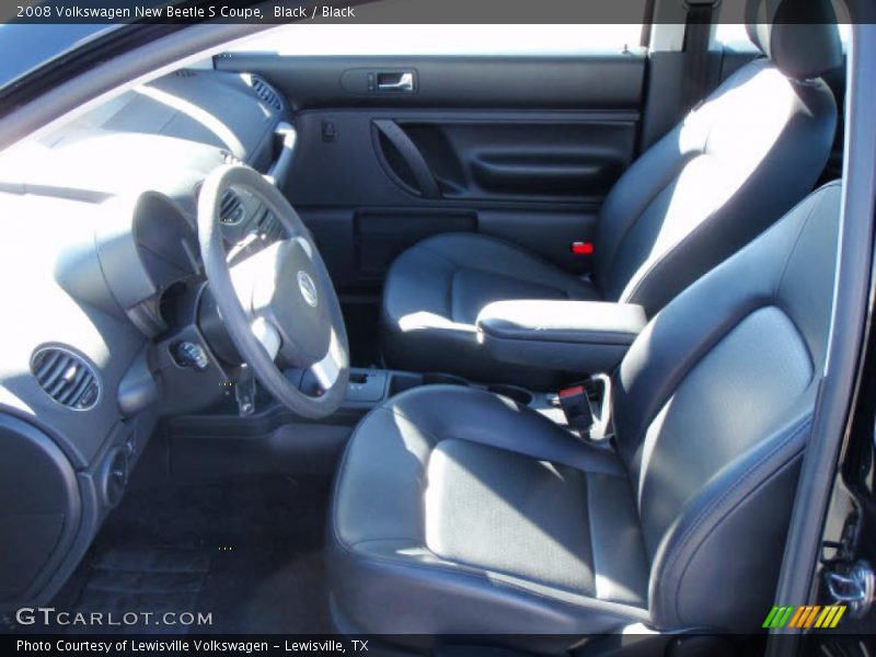 Black / Black 2008 Volkswagen New Beetle S Coupe