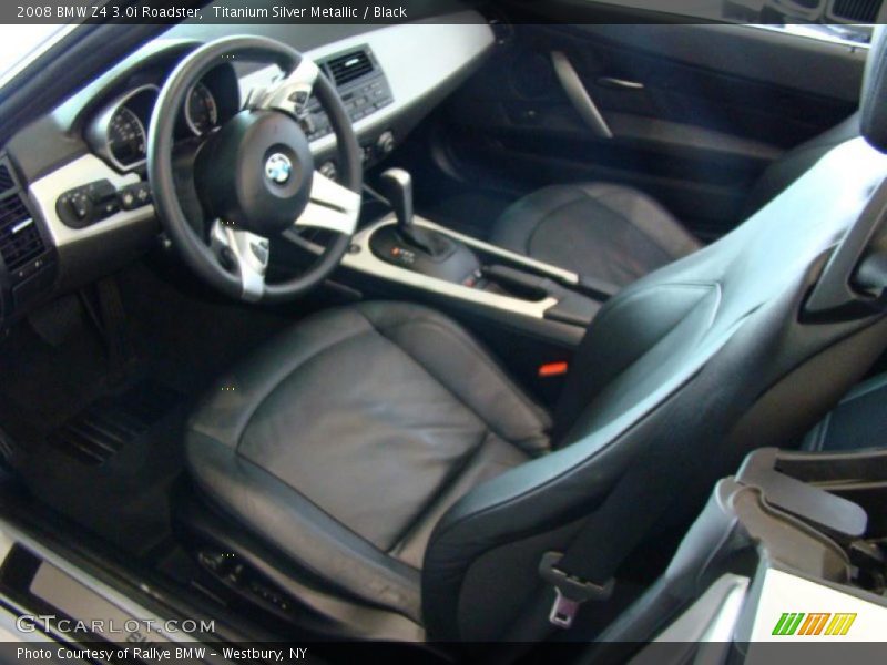 Titanium Silver Metallic / Black 2008 BMW Z4 3.0i Roadster