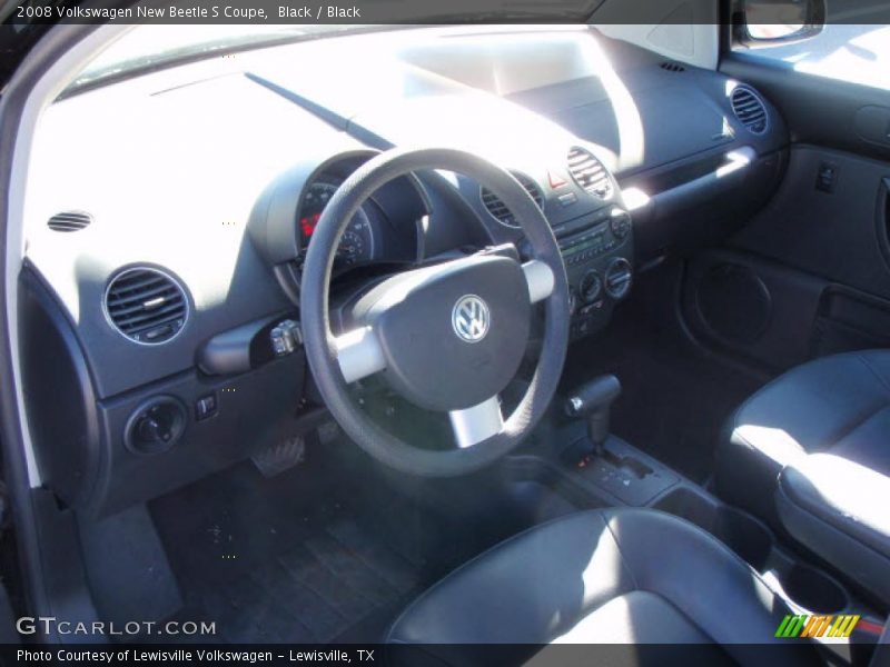 Black / Black 2008 Volkswagen New Beetle S Coupe