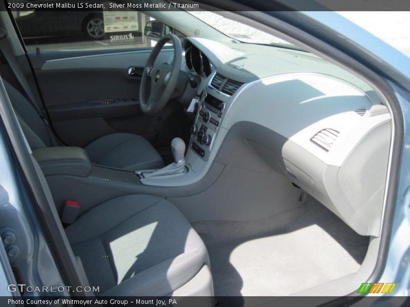 Silver Moss Metallic / Titanium 2009 Chevrolet Malibu LS Sedan