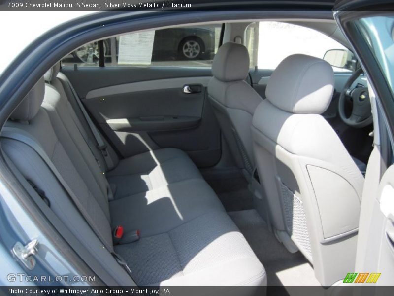 Silver Moss Metallic / Titanium 2009 Chevrolet Malibu LS Sedan