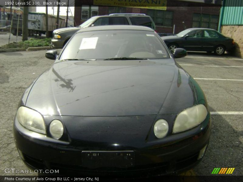 Black / Beige 1992 Lexus SC 300