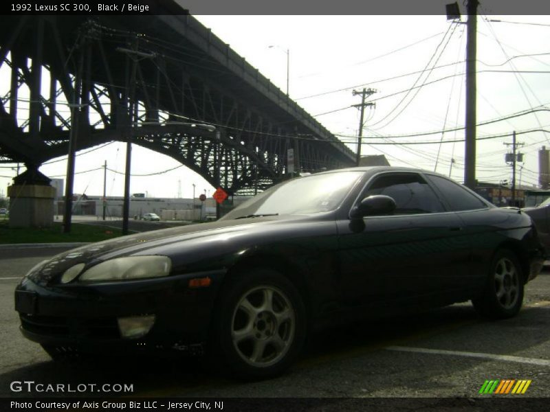 Black / Beige 1992 Lexus SC 300