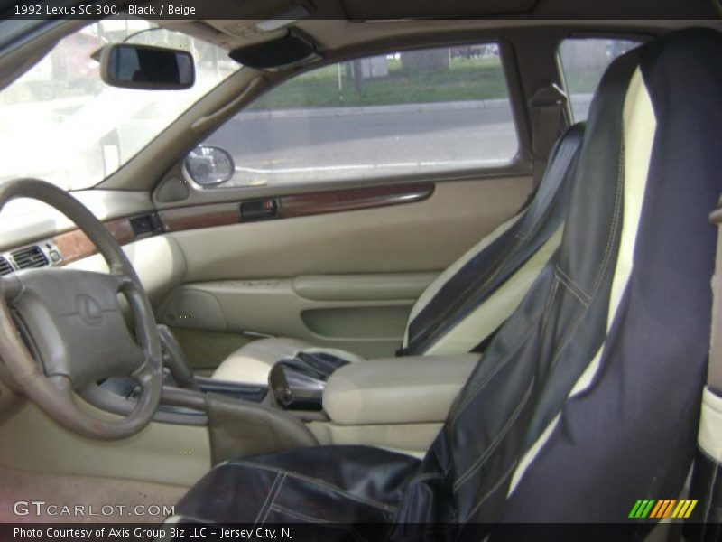 Black / Beige 1992 Lexus SC 300