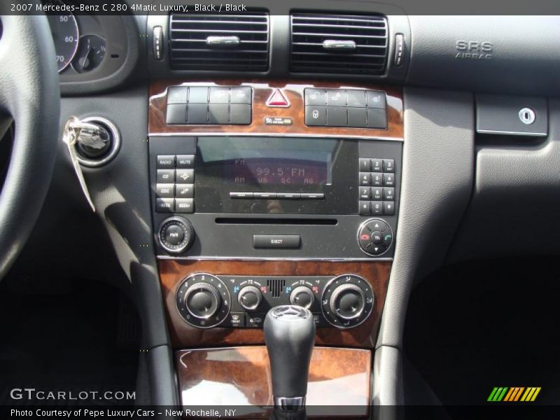 Black / Black 2007 Mercedes-Benz C 280 4Matic Luxury