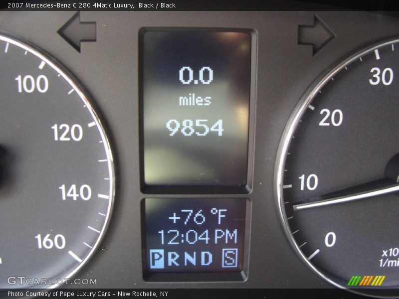 Black / Black 2007 Mercedes-Benz C 280 4Matic Luxury