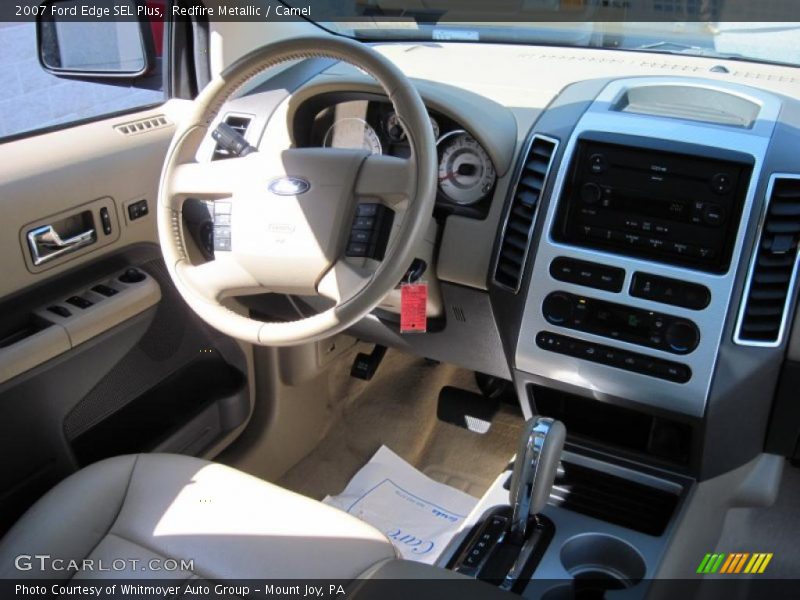 Redfire Metallic / Camel 2007 Ford Edge SEL Plus