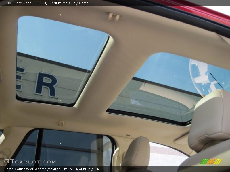 Redfire Metallic / Camel 2007 Ford Edge SEL Plus