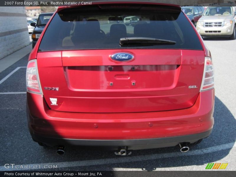 Redfire Metallic / Camel 2007 Ford Edge SEL Plus