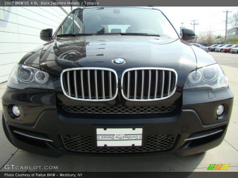 Black Sapphire Metallic / Tobacco 2007 BMW X5 4.8i