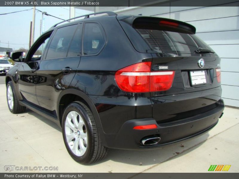 Black Sapphire Metallic / Tobacco 2007 BMW X5 4.8i