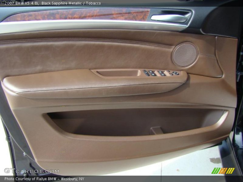 Black Sapphire Metallic / Tobacco 2007 BMW X5 4.8i