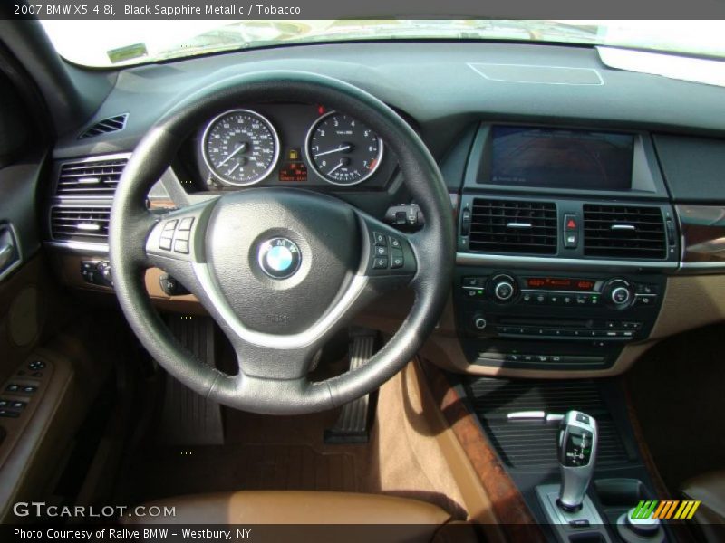 Black Sapphire Metallic / Tobacco 2007 BMW X5 4.8i