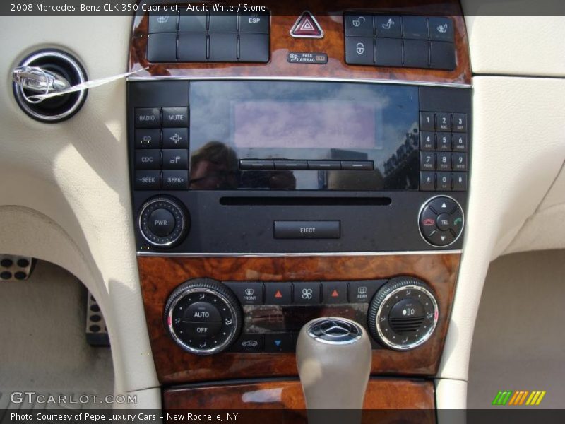 Arctic White / Stone 2008 Mercedes-Benz CLK 350 Cabriolet