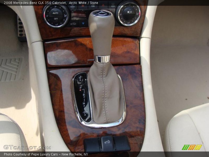 Arctic White / Stone 2008 Mercedes-Benz CLK 350 Cabriolet