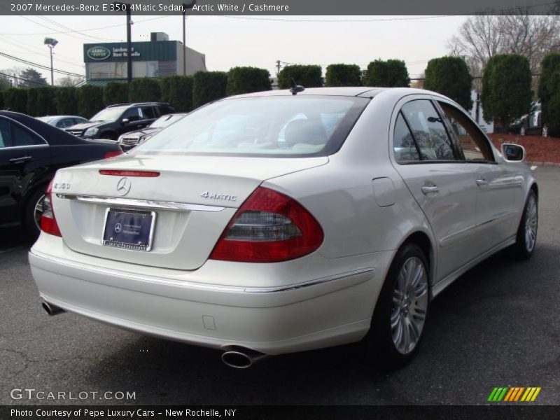 Arctic White / Cashmere 2007 Mercedes-Benz E 350 4Matic Sedan