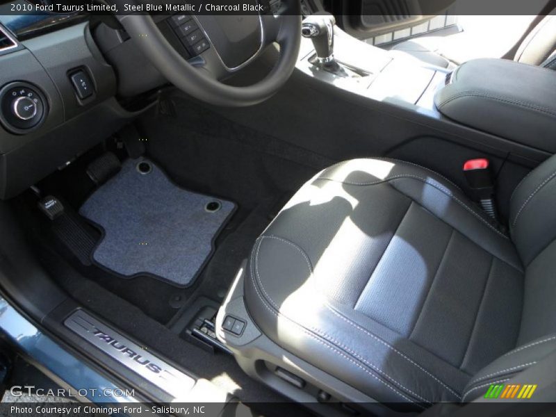 Steel Blue Metallic / Charcoal Black 2010 Ford Taurus Limited