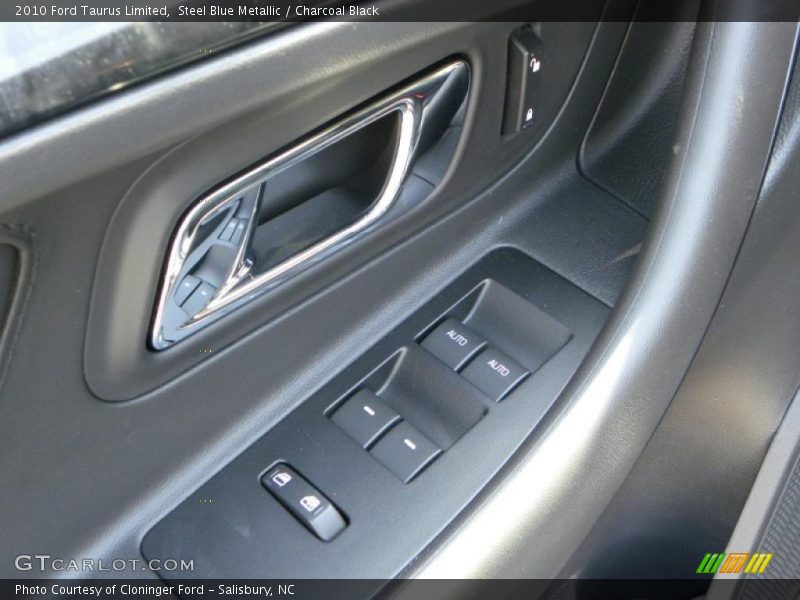 Steel Blue Metallic / Charcoal Black 2010 Ford Taurus Limited