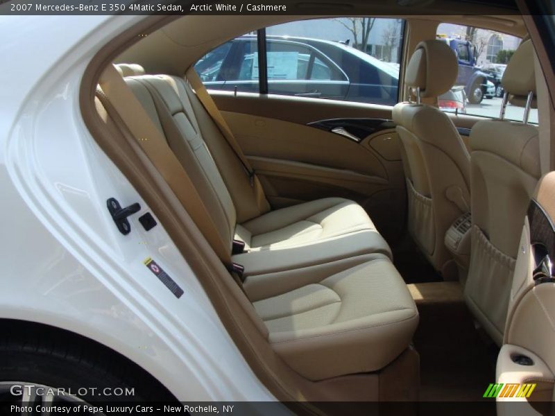 Arctic White / Cashmere 2007 Mercedes-Benz E 350 4Matic Sedan