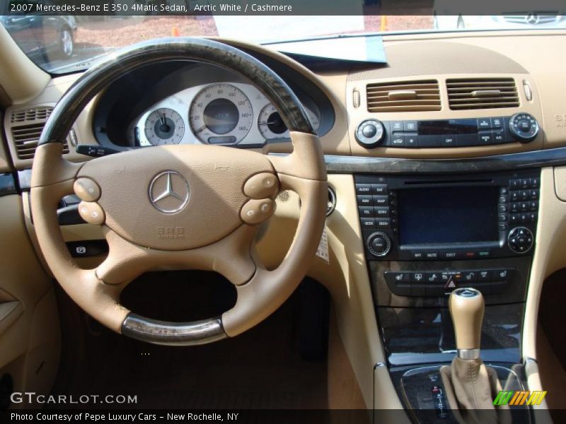 Arctic White / Cashmere 2007 Mercedes-Benz E 350 4Matic Sedan