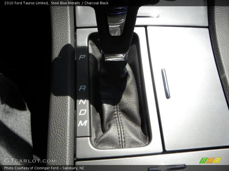 Steel Blue Metallic / Charcoal Black 2010 Ford Taurus Limited