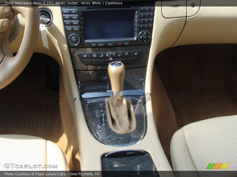 Arctic White / Cashmere 2007 Mercedes-Benz E 350 4Matic Sedan