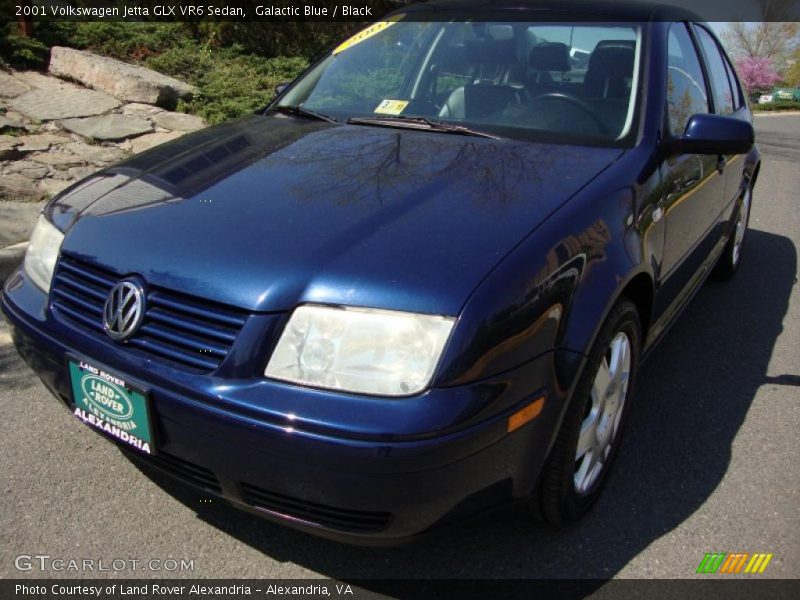 Galactic Blue / Black 2001 Volkswagen Jetta GLX VR6 Sedan