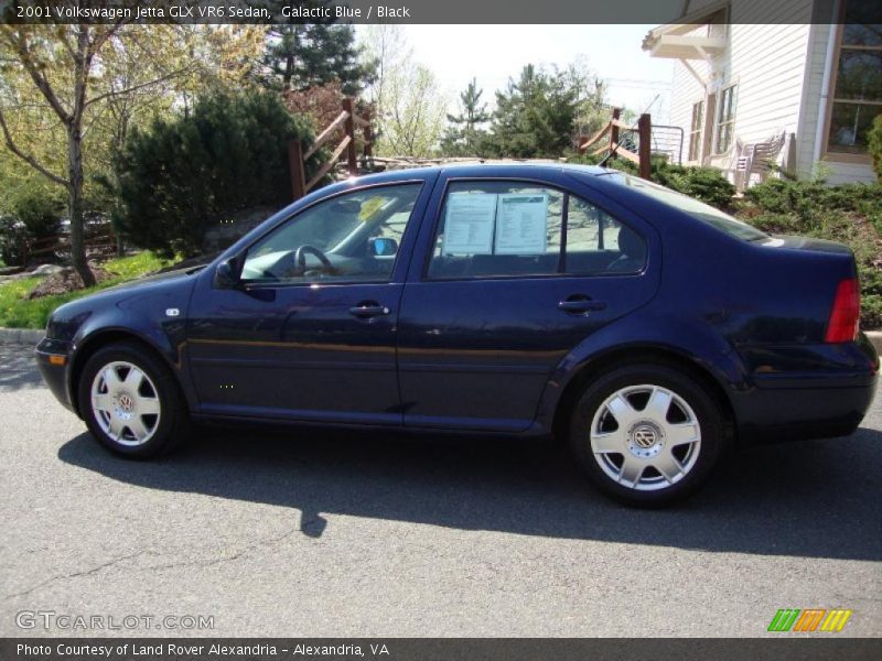 Galactic Blue / Black 2001 Volkswagen Jetta GLX VR6 Sedan