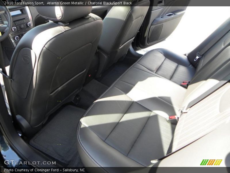 Atlantis Green Metallic / Charcoal Black/Sport Black 2010 Ford Fusion Sport