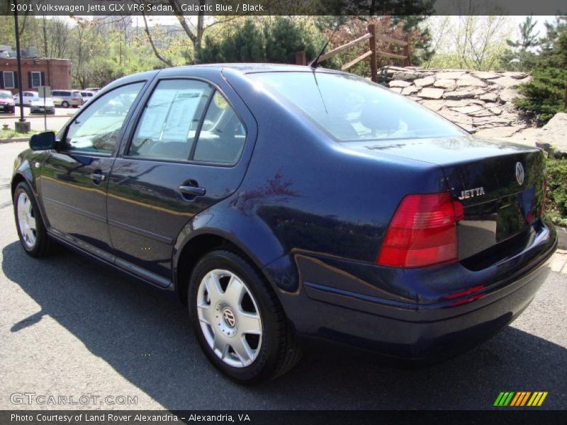 Galactic Blue / Black 2001 Volkswagen Jetta GLX VR6 Sedan