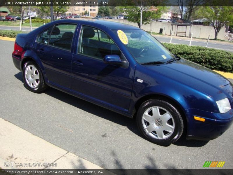 Galactic Blue / Black 2001 Volkswagen Jetta GLX VR6 Sedan