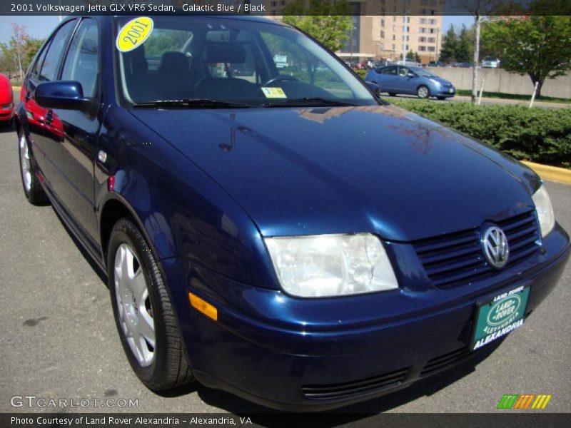 Galactic Blue / Black 2001 Volkswagen Jetta GLX VR6 Sedan