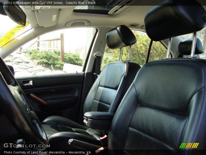 Galactic Blue / Black 2001 Volkswagen Jetta GLX VR6 Sedan