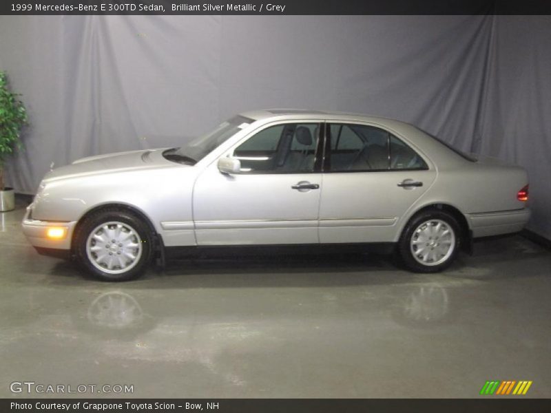 Brilliant Silver Metallic / Grey 1999 Mercedes-Benz E 300TD Sedan