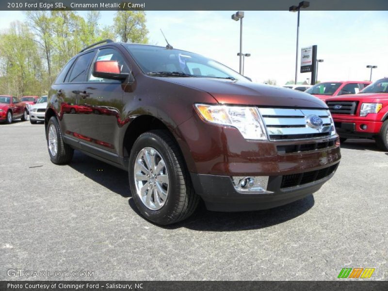 Cinnamon Metallic / Camel 2010 Ford Edge SEL