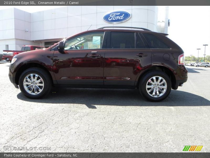 Cinnamon Metallic / Camel 2010 Ford Edge SEL