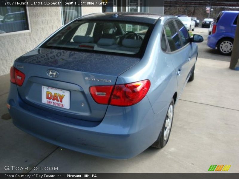 Seattle Light Blue / Gray 2007 Hyundai Elantra GLS Sedan