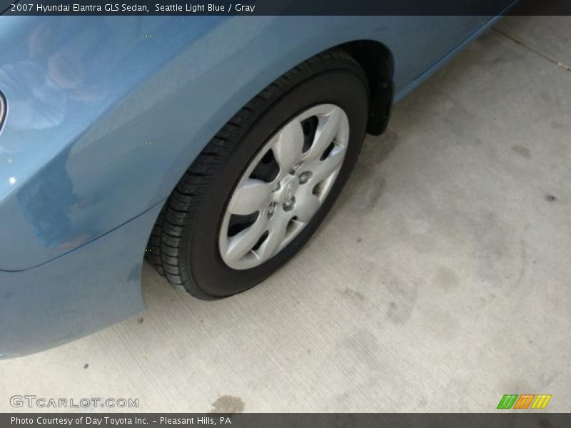 Seattle Light Blue / Gray 2007 Hyundai Elantra GLS Sedan