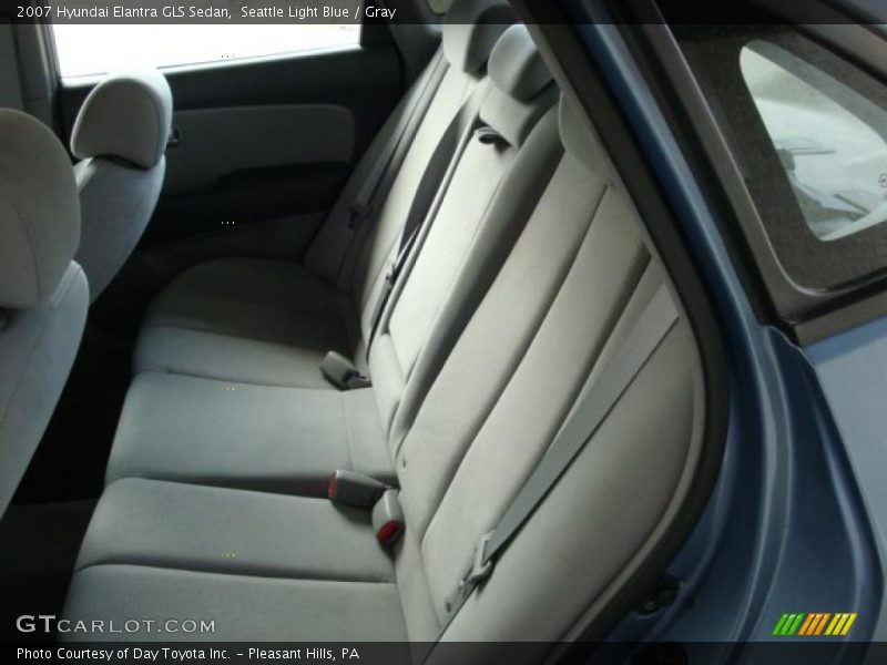 Seattle Light Blue / Gray 2007 Hyundai Elantra GLS Sedan