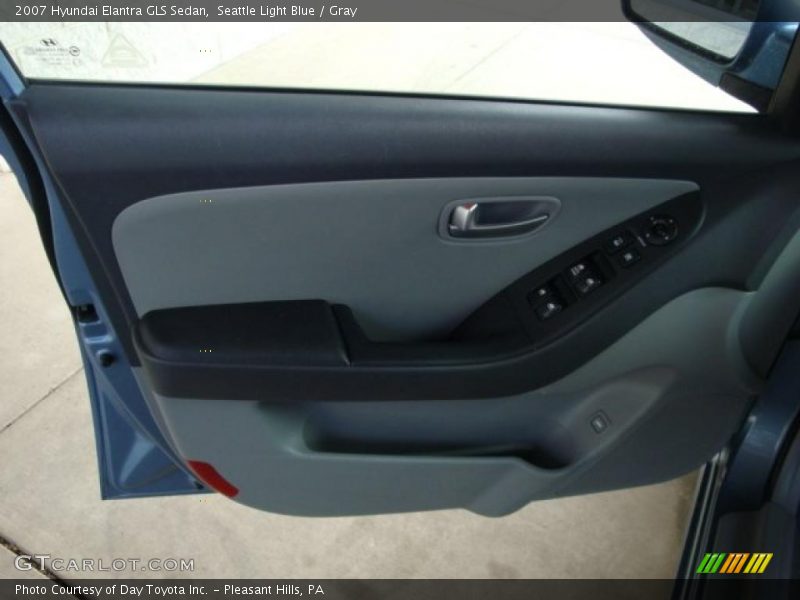 Seattle Light Blue / Gray 2007 Hyundai Elantra GLS Sedan