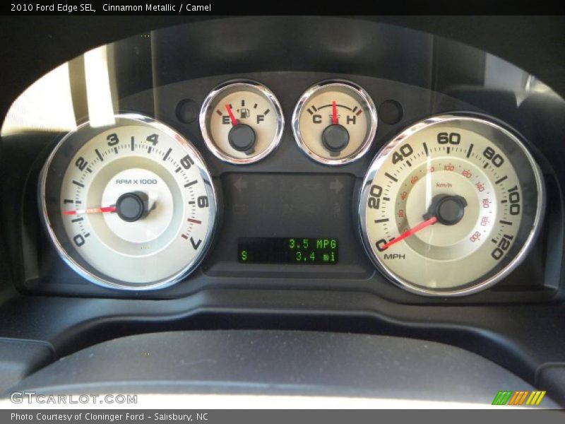 Cinnamon Metallic / Camel 2010 Ford Edge SEL