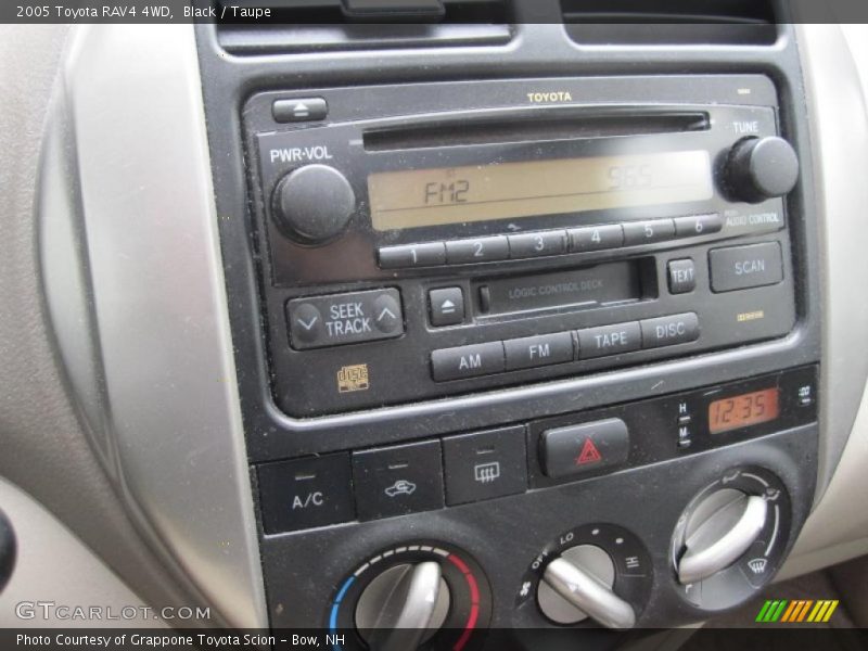 Black / Taupe 2005 Toyota RAV4 4WD